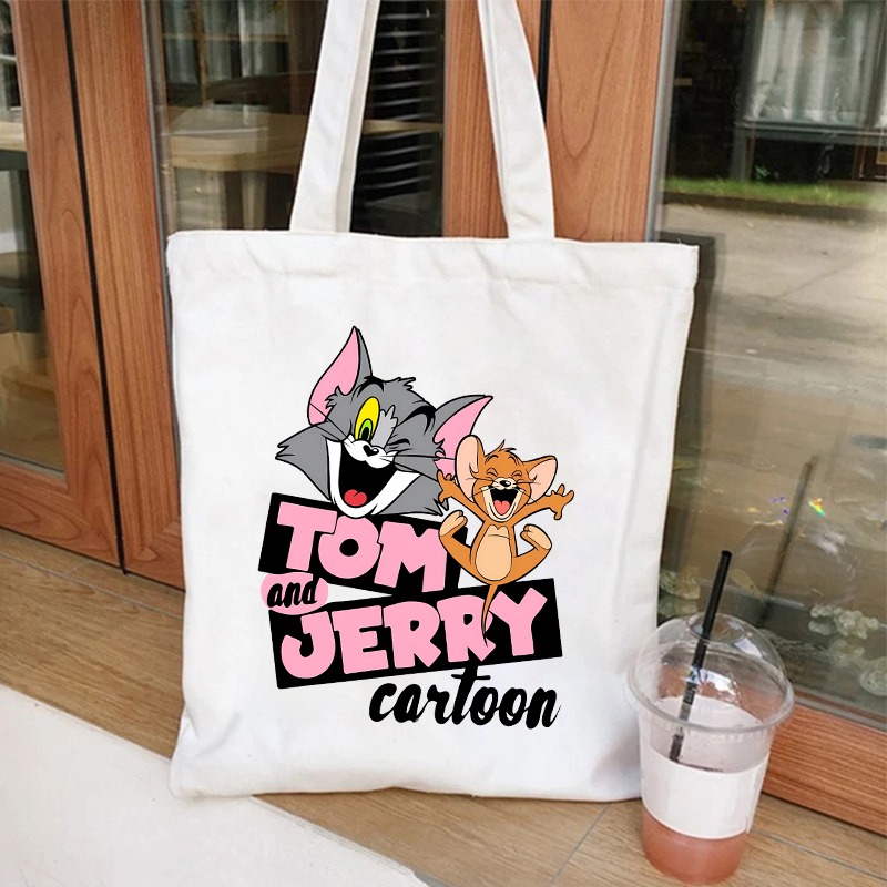 Women Bags Gift - Sac en toile mignon Tom et