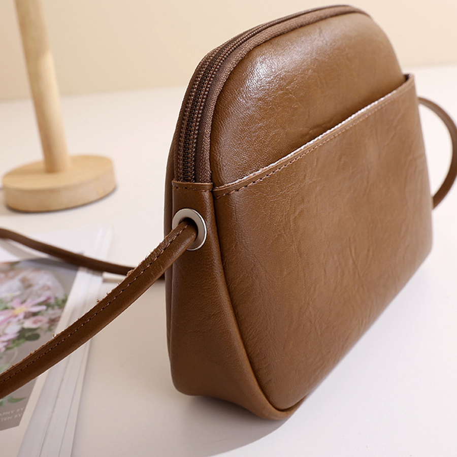Petit sac rond rétro en cuir p - Women Bags Zip avis et prix